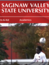 Screenshot of website of Saginaw Valley State University in Michigan, where Kadiatou Sow from Conakry, Guinea, is studying.