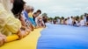 Найбільший у світі прапор України розгорнули в Бостоні. Відео