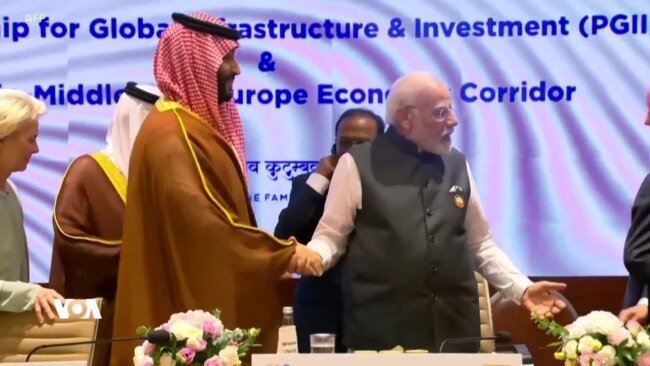 سەرکردەکانی جی 20 ڕێککەوتنێک لەسەر ڕێڕەوی ژێرخانی ئابوری لە هیندستانەوە بۆ ئەوروپا واژۆ دەکەن