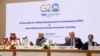Saudi Arabian Crown Prince Mohammed bin Salman Al Saud, left, Indian Prime Minister Narendra Modi, center, and U.S. President Joe Biden attend Partnership for Global Infrastructure and Investment event on the day of the G20 summit in New Delhi, India, Sept. 9, 2023.