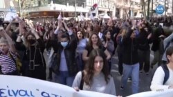 Atina’da Tren Kazası Sonrasında Protestolar Devam Ediyor 