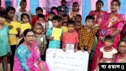 পশ্চিমবঙ্গের সুন্দরবনের ঝড়খালিতে এক টাকার পাঠশালায় শিক্ষার সুযোগ প্রান্তিক শিশুদের
