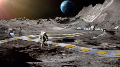 NASA Details Plans for Railway System on the Moon