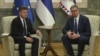 Predsednik Srbije Aleksandar Vučić sastao se sa specijalnim predstavnikom EU za dijalog Beograda i Prištine Miroslavom Lajčakom (FoNet)