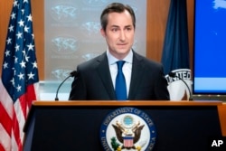 امریکی محکمہ خارجہ کے ترجمان میتھیو ملر ، فائل فوٹو