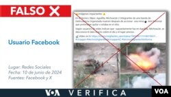 Este video no muestra la explosión de una mina antipersonal en México como se dice en Facebook. Diseño: Mila Cruz.
