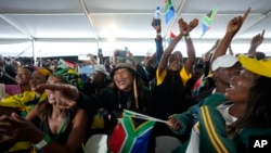 Ljudi na proslavi Dana slobode u Pretoriji, Južnoafrička Republika, 27. travnja 2024.