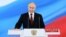 Tổng thống đắc cử Nga Vladimir Putin tuyên thệ nhậm chức tại Điện Kremlin, Moscow, vào ngày 7/5/2024. Ảnh do cơ quan nhà nước Nga Sputnik công bố. 
