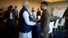 FILE - Ukraine's President Volodymyr Zelenskyy, right, and Indian Prime Minister Narendra Modi shake hands during the G7 leaders' summit in Hiroshima, Japan, May 20, 2023. (Ukrainian Presidential Press Service/Handout via Reuters)