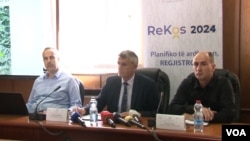 Kosovo, Pristina, representatives of Kosovo's statistics Agency