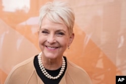 FILE - Cindy McCain, U.S. ambassador to United Nations agencies in Rome, in Phoenix, Arizona, Jan. 5, 2023. She will assume leadership of the World Food Program next month.