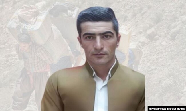 شوانه احمدپور، کولبر متاهل و دارای یک فرزند، که با «تیراندازی مستقیم» ماموران مسلح جمهوری اسلامی کشته شد. تصویر از کولبرنیوز