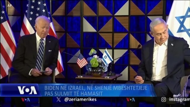 Biden në Izrael, në shenjë mbështetjeje pas sulmit të Hamasit
