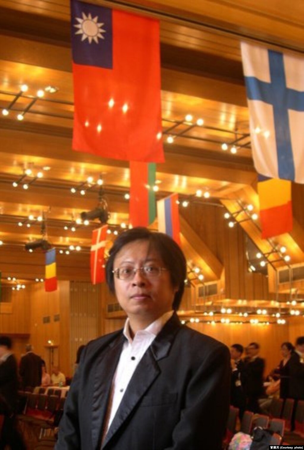 台湾非营利组织“华人民主协会”理事长曾建元(照片提供：曾建元)(photo:VOA)