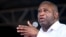 FILE: Former Ivory Coast President and President of the African Peoples' Party of Côte d'Ivoire (PPA-CI), Laurent Gbagbo, speaks during a ceremony in Yopougon, a popular district of Abidjan on March 31, 2023.