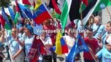 Venezuela’da Filistin’e destek gösterisi
