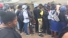 Zimbabweans registering to vote in Bulawayo.