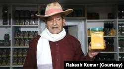 P.C. Rana, a retired army official, has built a successful business growing turmeric in Hamirpur district in North India.