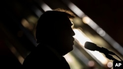 Former US President Donald Trump speaks during a news conference at Trump Tower, May 31, 2024, in New York.