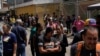 Families gather outside the Boleita National Police detention center after their loved ones were detained in recent days during opposition protests against the official results of the presidential election, in Caracas, Venezuela, Aug. 1, 2024.