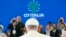 Pope Francis sits during a working session on AI, Energy, Africa and Mideast, at the G7, in Borgo Egnazia, near Bari, southern Italy, June 14, 2024.