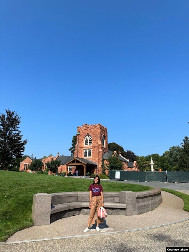 Devina Faustanisa, mahasiswI S2 jurusan Pendidikan dan Pengembangan Manusia di universitas Harvard, Cambridge, Massachusetts (dok: Devina)
