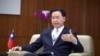 台灣外交部長吳釗燮在台北接受美聯社訪問。 （2024年5月17日）