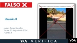 En X ha circulado un video que asegura que dos mercenarios colombianos fueron ejecutados en medio de la guerra de Ucrania, pero esto es falso. Diseño: Mila Cruz.
