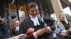 Arthur Moses, barrister for former member of Australia's elite Special Air Service regiment Ben Roberts-Smith, leaves the Federal Court in Sydney on June 1, 2023. 