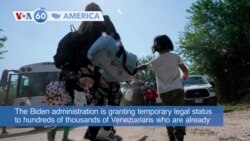 VOA60 America - US grants protection to Venezuelan migrants in the country