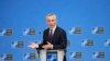 Sekretaris Jenderal NATO Jens Stoltenberg dalam konferensi pers di markas besar NATO di Brussels, Rabu, 14 Juni 2023. (AP/Virginia Mayo)