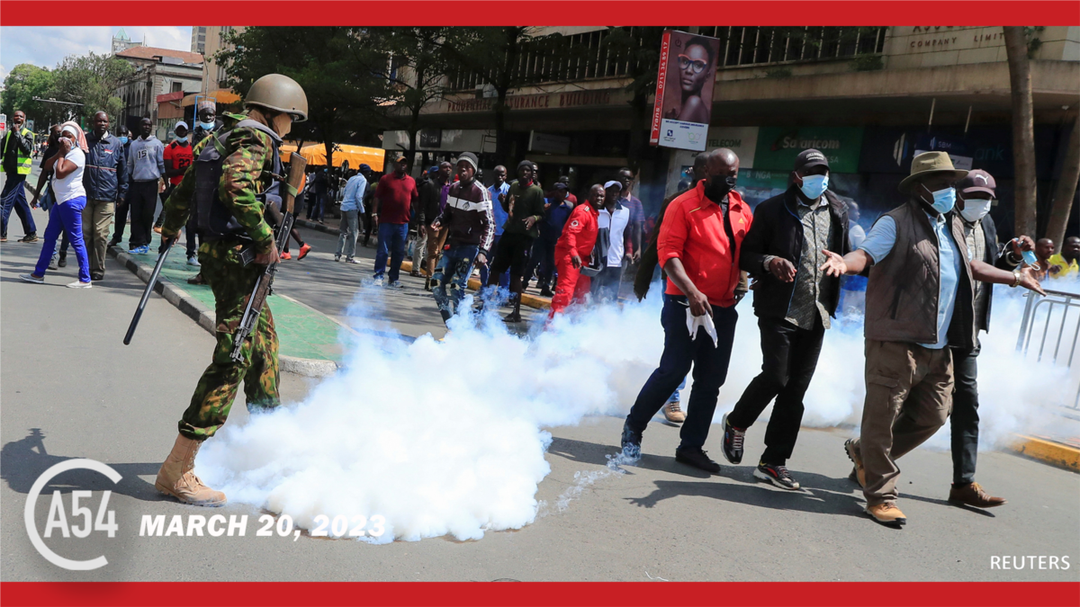 Africa 54 — Kenya Police Tear Gas Protesters & More