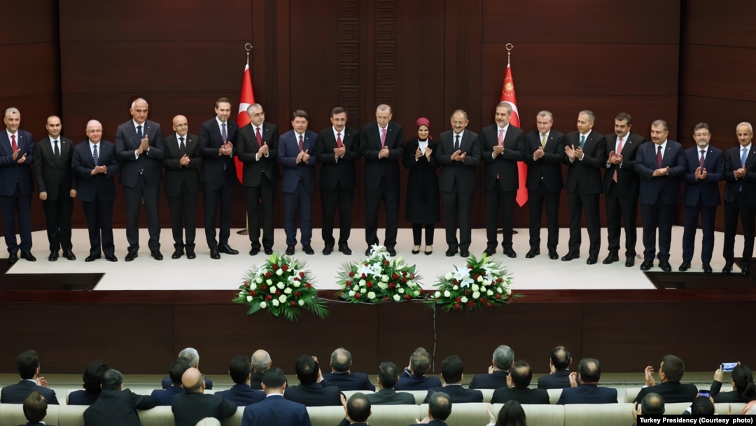Turkiyada saylovdan keyin tuzilgan yangi vazirlar mahkamasi