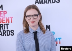 Sutradara Sarah Polley menghadiri Independent Spirit Awards ke-38 di Santa Monica, California, AS, 4 Maret 2023. (REUTERS/Aude Guerrucci)