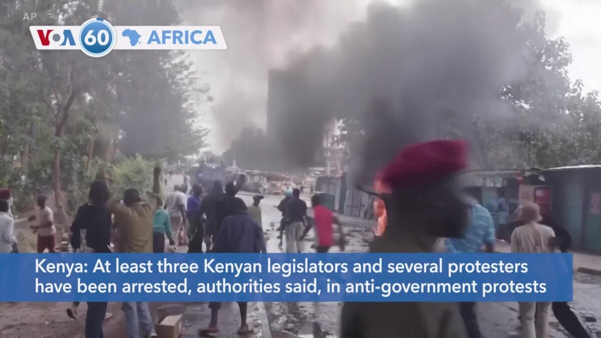 Voa60 Africa Kenyas Opposition Supporters Clash With Police