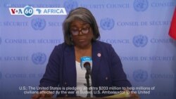 VOA60 Africa - US pledges additional $203 million to help Sudan refugees