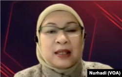 Prof. Dr. dr. Ratna Sitompul, SpM(K), mewakili Kelompok Kerja Nasional (Pokjanas) AHS dalam tangkapan layar.