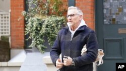 Match Of The Day host Gary Lineker leaves his home in London, March 13, 2023