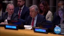 UN Chief Urges End to Deadly Fighting in Sudan 
 
