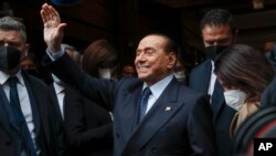 Foto Achiv: Ansyen Premye Minis Italyen Silvio Berlusconi nan Rom, 9 Fevriye 2021. 