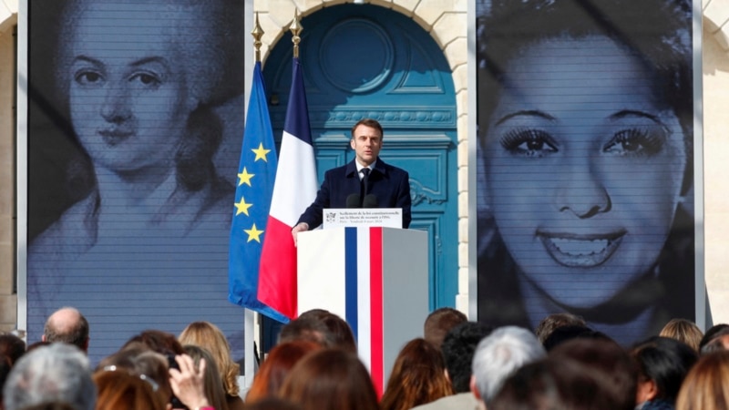France Enshrines Abortion Rights on International Women's Day Ceremony
