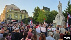 Građanski protest u Mladenovcu protiv iskopavanja litijuma u Srbiji održan je 30. jula (foto: FoNet)