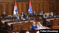 Posebna sednica Skupštine Srbije o nasilju, bezbednosti, smeni ministra policije (FoNet)
