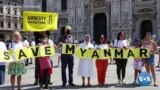 အီတလီရောက် မြန်မာတွေရဲ့ သွေးစွန်းငွေ ဖြတ်တောက်ရေး လှုပ်ရှားမှု 