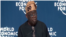 Shugaba Tinubu a lokacin taron tattalin arziki na duniya a Riyadh (Facebook/NTA)