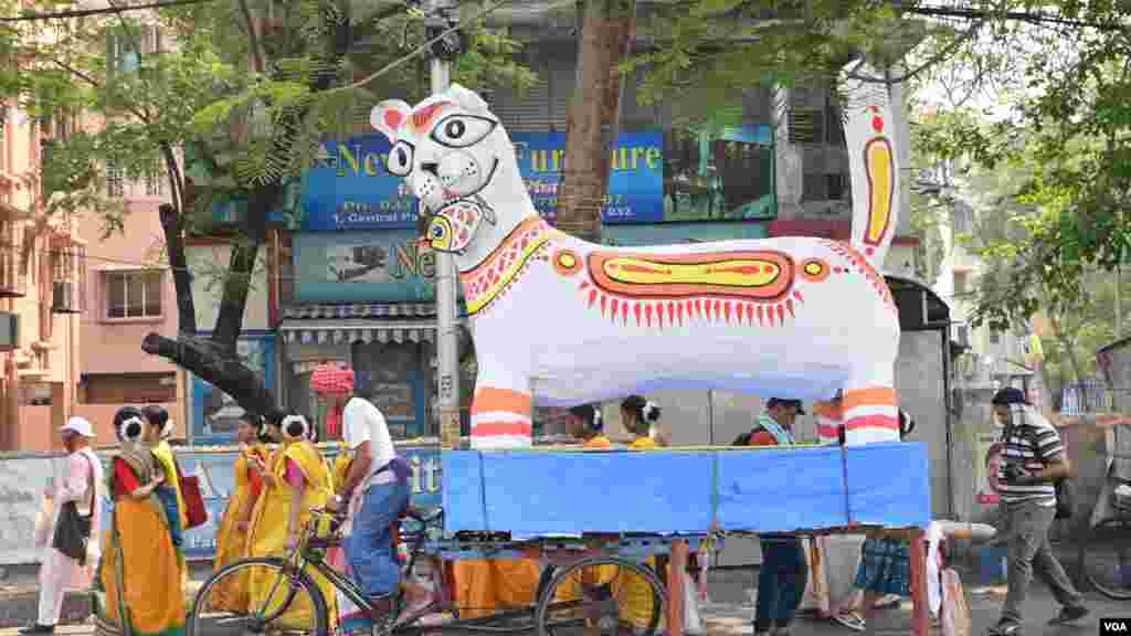 কলকাতার মঙ্গল শোভাযাত্রা