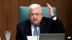 فلسطینی اتھارٹی کے صدر محمود عباس ، فائل فوٹو