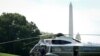 U.S. President Joe Biden boards Marine One on the South Lawn of the White House in Washington, D.C., Aug. 15, 2023.