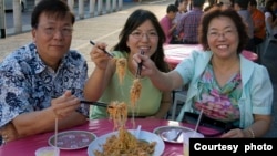 Asian Americans will often have noodles during the Chinese New Year in hopes of a long and healthy life in the years ahead.(Photo by Flickr user Grace via Creative Commons license)