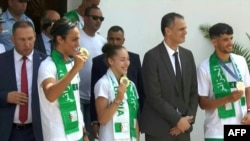 Imane Khelif, championne olympique de boxe algérienne.